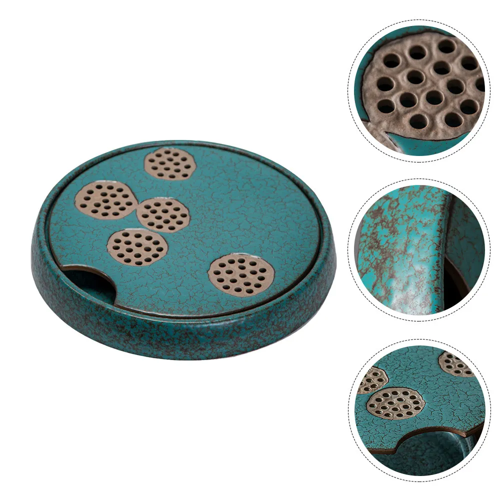 1Pcs Peacock Green Tea Tray Practical Pot Holder Ceramic Storage and Drainage Dual Purpose Ceramic Teacup Tray Tea Kettle Plate
1Pcs Peacock Green Tea Tray Practical Pot Holder Ceramic Storage and Drainage Dual Purpose Ceramic Teacup Tray Tea Kettle Plate