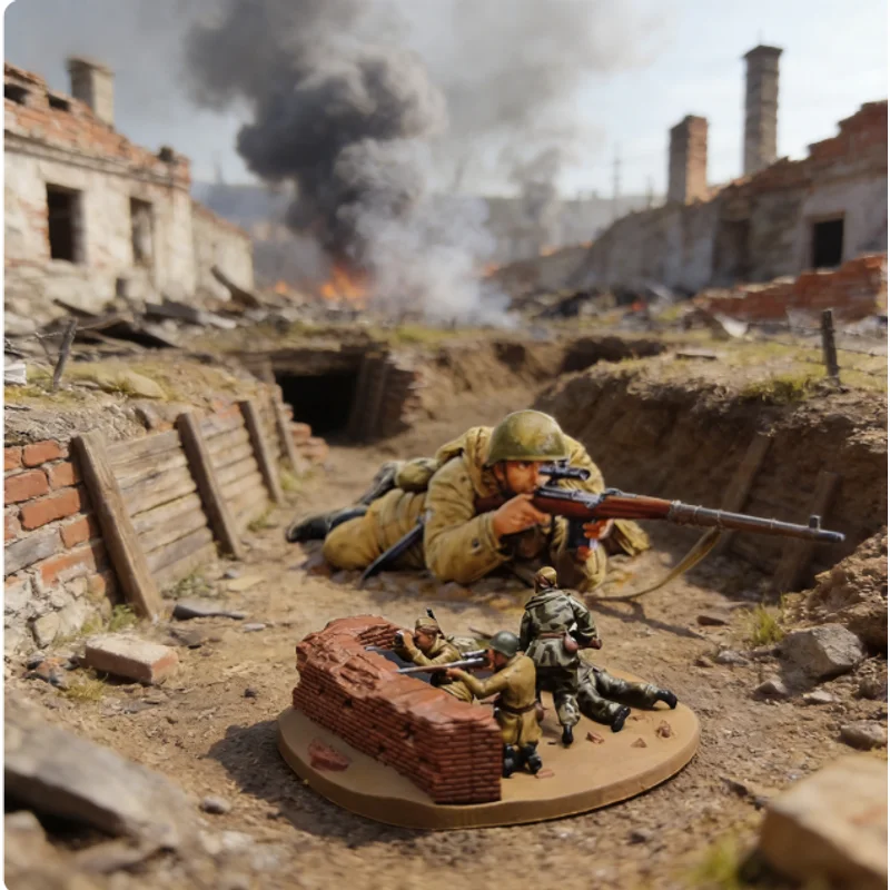 1:72 Scale Model 4Pcs 3D Printing Painted Resin Soviet sniper Soldiers Action Figure Doll Toy DIY Scene Accessory Collection
1:72 Scale Model 4Pcs 3D Printing Painted Resin Soviet sniper Soldiers Action Figure Doll Toy DIY Scene Accessory Collection