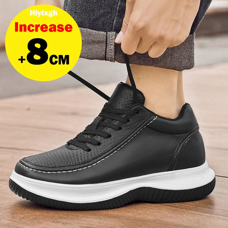 Breathable non-slip rubber outsole round-toe shoes, men's casual leather hiking shoes, invisible height-increasing men's shoes
Breathable non-slip rubber outsole round-toe shoes, men's casual leather hiking shoes, invisible height-increasing men's shoes