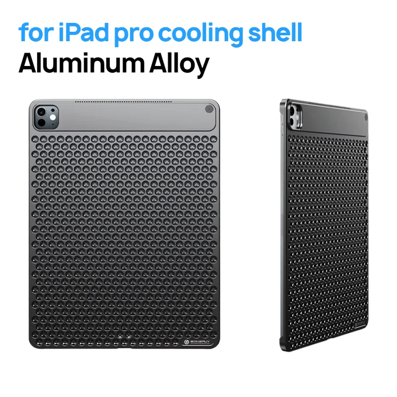 for 2024 IPad Pro 11-inch (M4) / 13-inch (M4) Aluminum Alloy Case Cooling Shell with Aromatherapy Hollow Heat Dissipation
for 2024 IPad Pro 11-inch (M4) / 13-inch (M4) Aluminum Alloy Case Cooling Shell with Aromatherapy Hollow Heat Dissipation