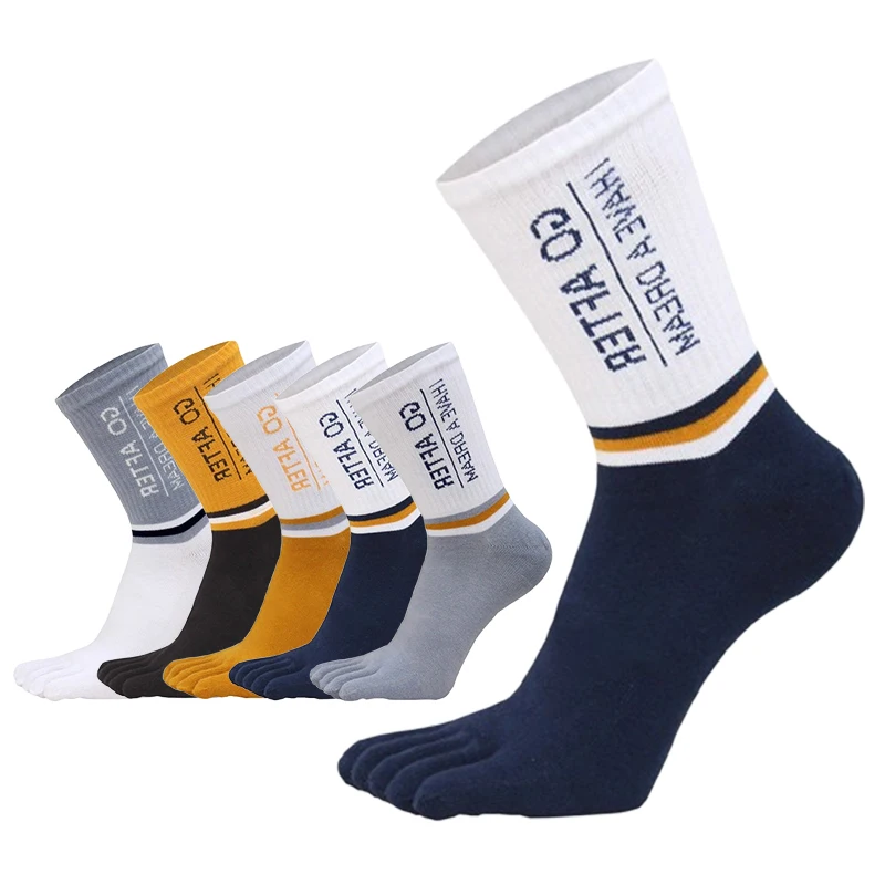 5 пар мужских хлопковых носков средней длины, спортивные компрессионные носки с пятью пальцами, впитывающие пот, антифрикционные спортивные носки
5 пар мужских хлопковых носков средней длины, спортивные компрессионные носки с пятью пальцами, впитывающие пот, антифрикционные спортивные носки