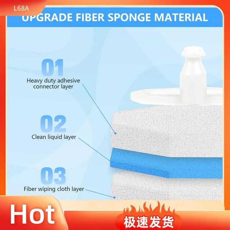 L68A Disposable For Toilet Bowl Wand Refill 50 Count For Clorox,Upgrade Wand Head For Toilet Cleaning
L68A Disposable For Toilet Bowl Wand Refill 50 Count For Clorox,Upgrade Wand Head For Toilet Cleaning