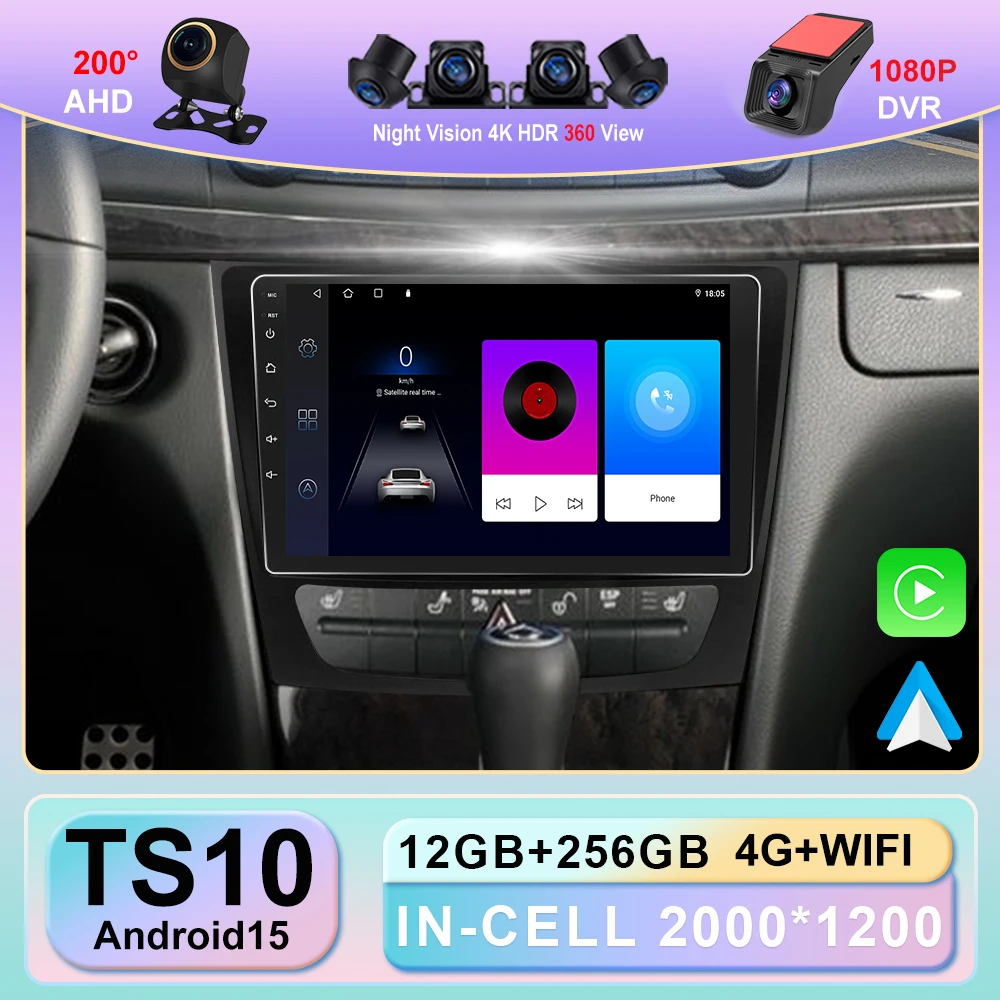 For Mercedes Benz E-class W211 E200 E220 E300 E350 E240 E270 E280 CLS CLASS W219 Android Car Stereo Unit Multimedia carplay
For Mercedes Benz E-class W211 E200 E220 E300 E350 E240 E270 E280 CLS CLASS W219 Android Car Stereo Unit Multimedia carplay