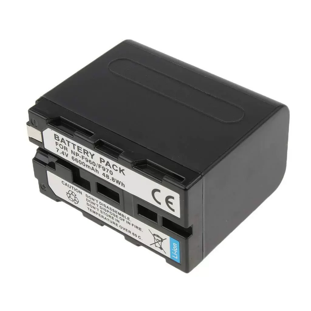 Аккумулятор NP-F970 подходит для светодиодных фотосъемки и мониторов видеокамер Sony.
Аккумулятор NP-F970 подходит для светодиодных фотосъемки и мониторов видеокамер Sony.