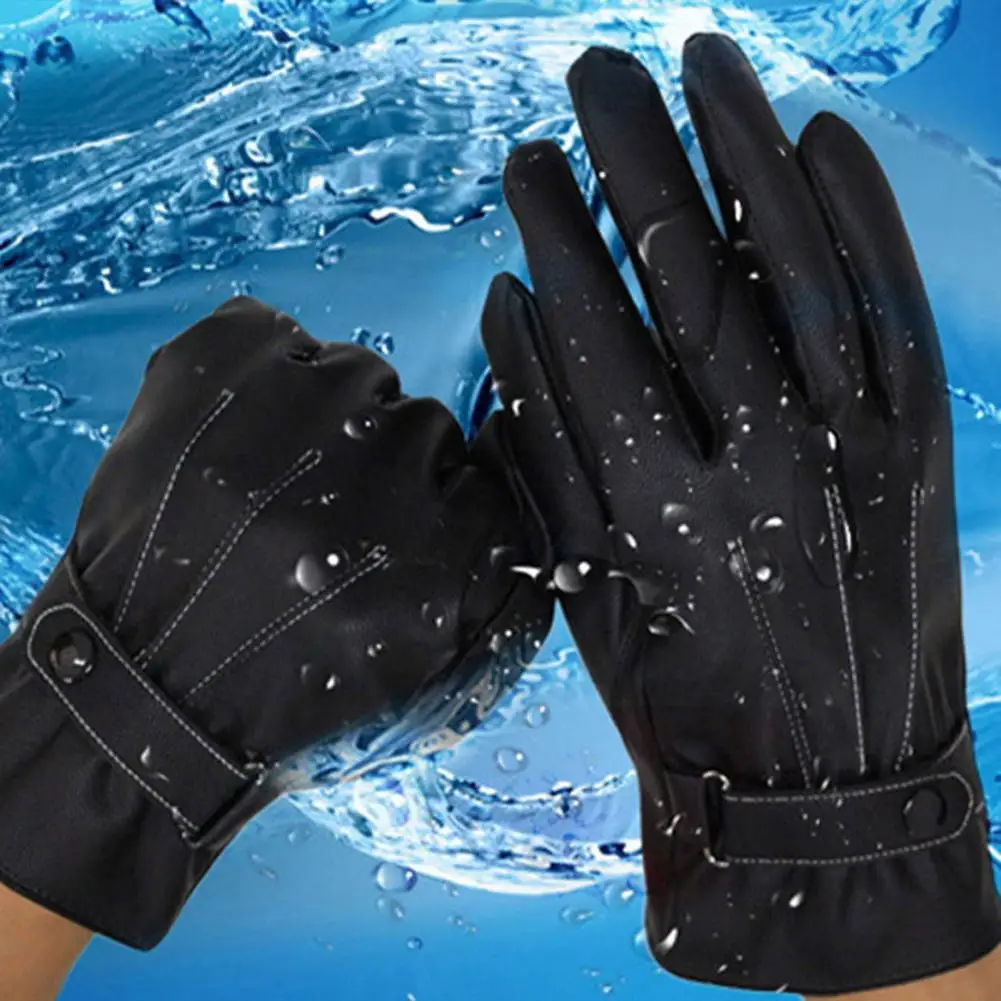 1 Pair Protective Autumn Winter Men Motorcycle Riding Gloves Faux Leather Motorcycle Gloves Touchscreen for Daily Wear
1 Pair Protective Autumn Winter Men Motorcycle Riding Gloves Faux Leather Motorcycle Gloves Touchscreen for Daily Wear