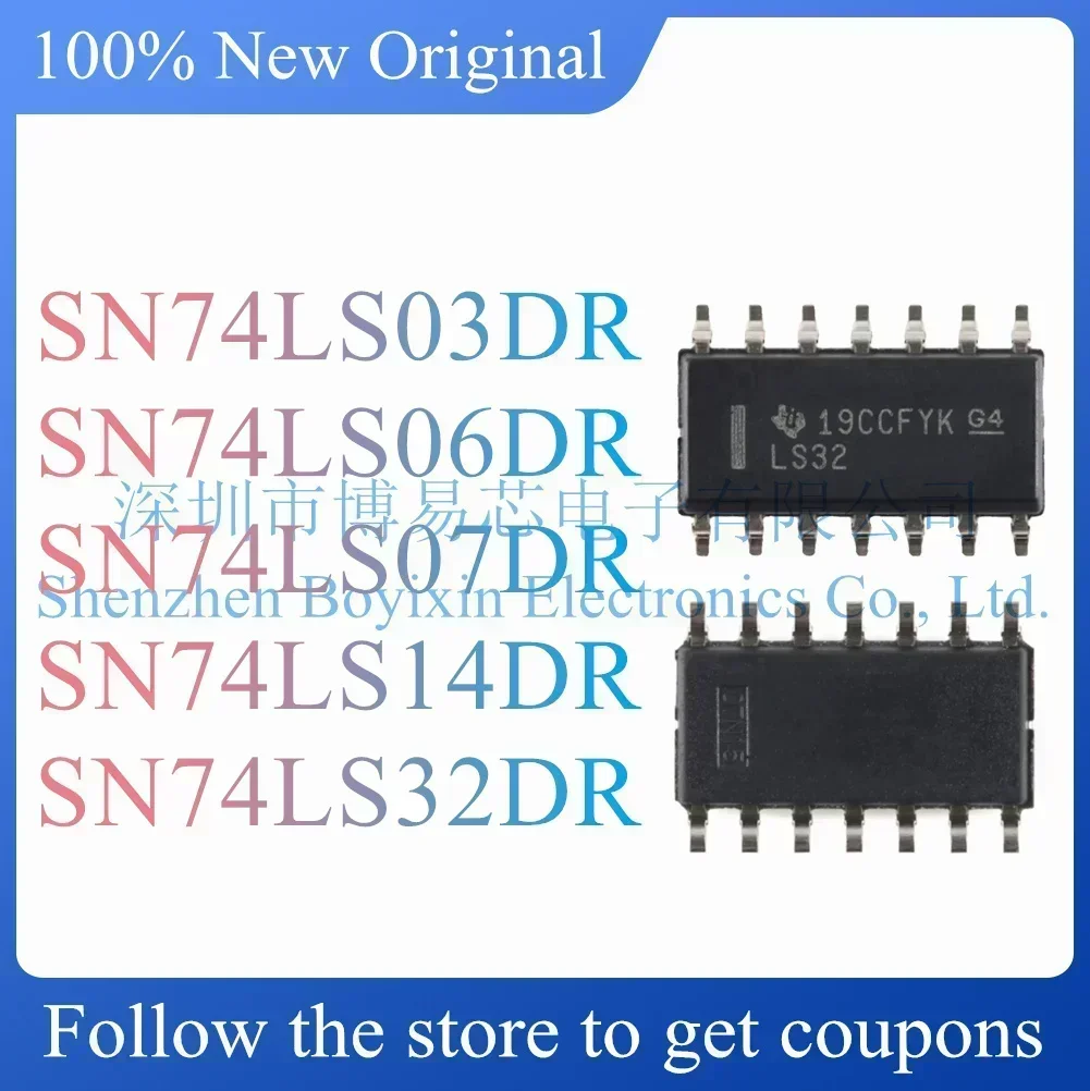 SN74LS03DR SN74LS06DR SN74LS07DR SN74LS14DR SN74LS32DR Standard version
SN74LS03DR SN74LS06DR SN74LS07DR SN74LS14DR SN74LS32DR Standard version