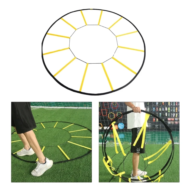Portable Round Circular Agility Speed Ladder for Indoor Outdoor Football Basketball Badminton Step Training Sports Bendable
Portable Round Circular Agility Speed Ladder for Indoor Outdoor Football Basketball Badminton Step Training Sports Bendable