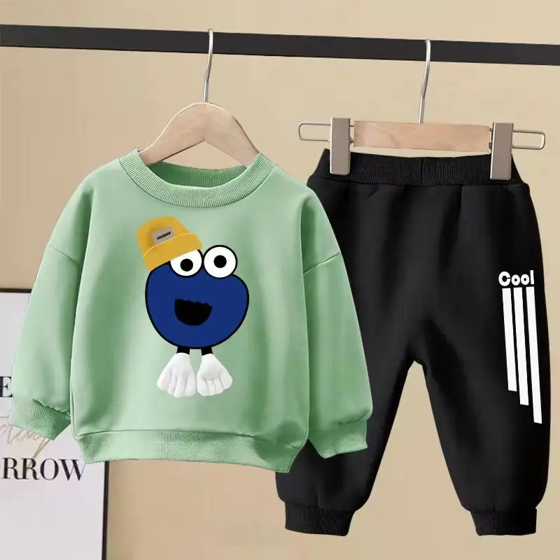 Autumn Baby Girls Clothes Set Cartoon Printed Pullover Sweatshirts Top+ Pants Bottom Suit Kid Boy Outfits Children Tracksuits
Autumn Baby Girls Clothes Set Cartoon Printed Pullover Sweatshirts Top+ Pants Bottom Suit Kid Boy Outfits Children Tracksuits
