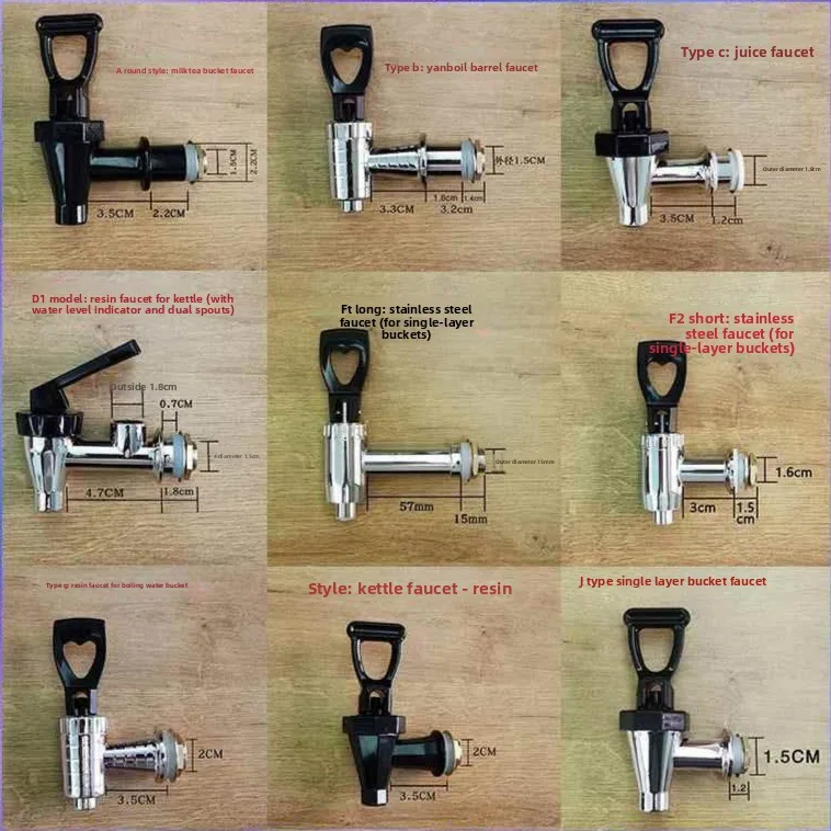 Stainl Steel Water Tap for Thermal Insulated Buet Milk Tea Buet Hot Water Buet Switch Heating Universal Tap...
Stainl Steel Water Tap for Thermal Insulated Buet Milk Tea Buet Hot Water Buet Switch Heating Universal Tap...