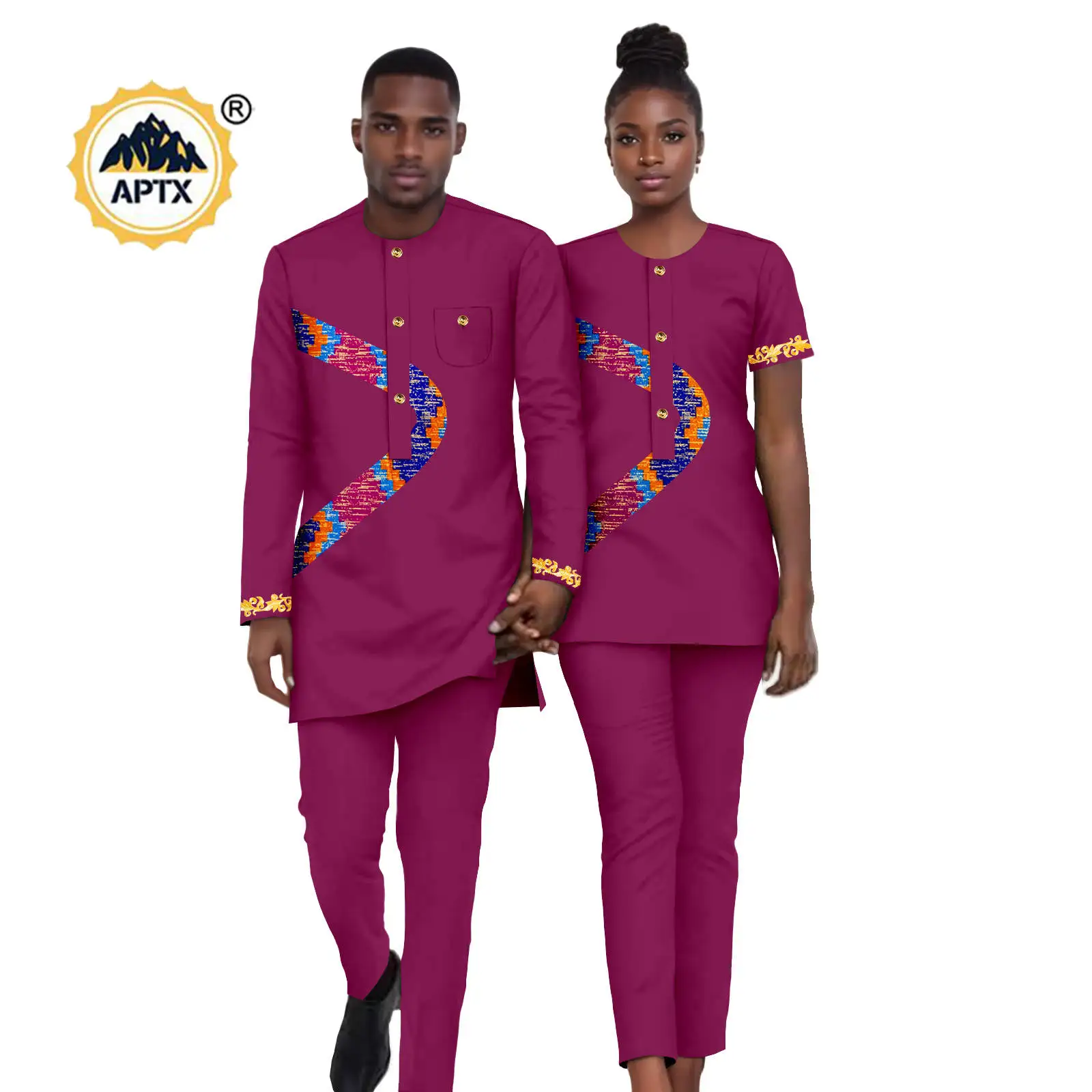 African Women Print Top and Pants Sets Matching Couple Clothes Bazin Riche Men Outfits Dashiki Agbada Wedding Suits 25C030
African Women Print Top and Pants Sets Matching Couple Clothes Bazin Riche Men Outfits Dashiki Agbada Wedding Suits 25C030