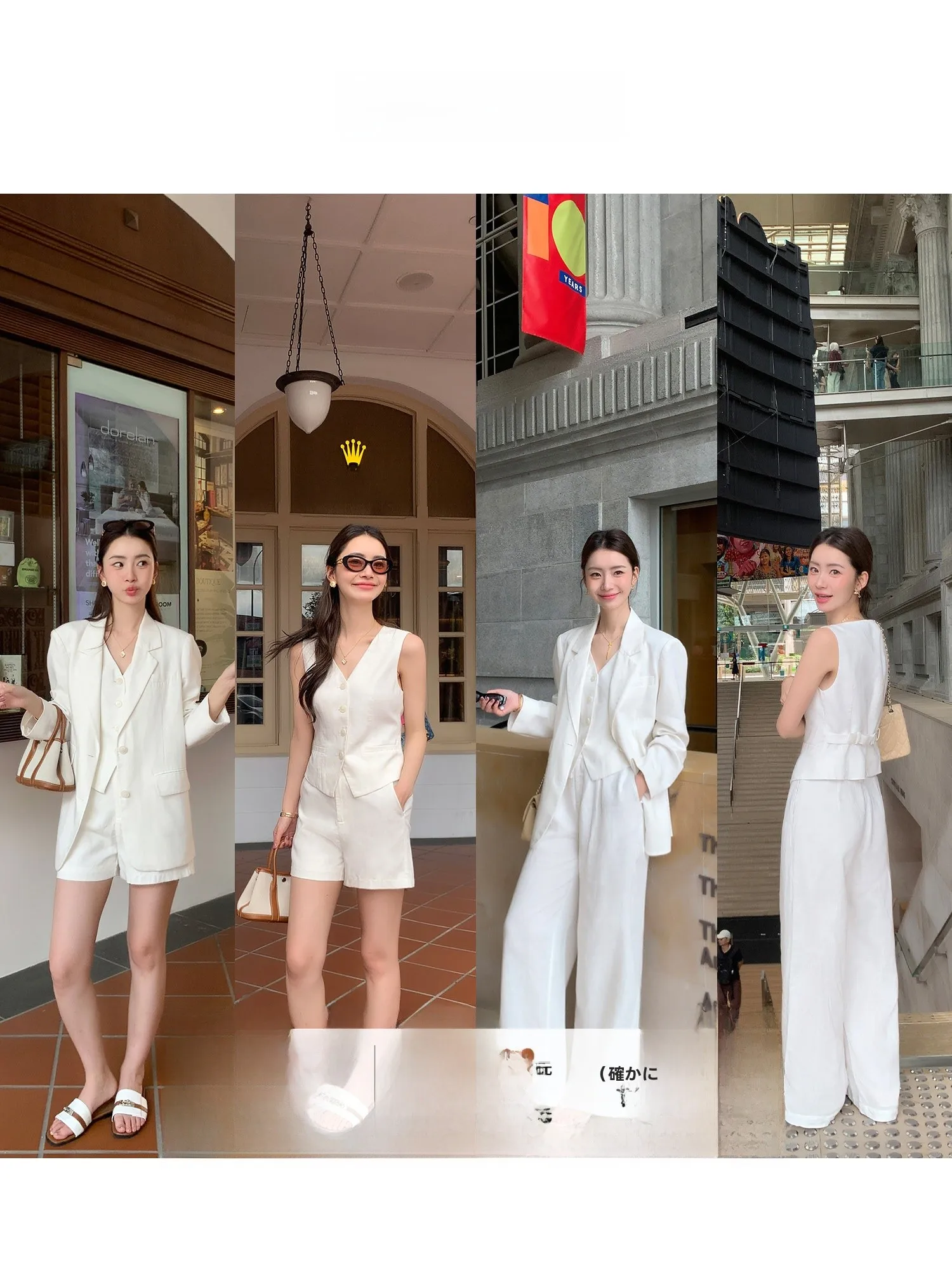 Pusumede Linen Suit Set V-Neck Jacket Loose Casual Pants Women's Fashion Spring Summer Four-Piece Set Regular Sleeve Length
Pusumede Linen Suit Set V-Neck Jacket Loose Casual Pants Women's Fashion Spring Summer Four-Piece Set Regular Sleeve Length
