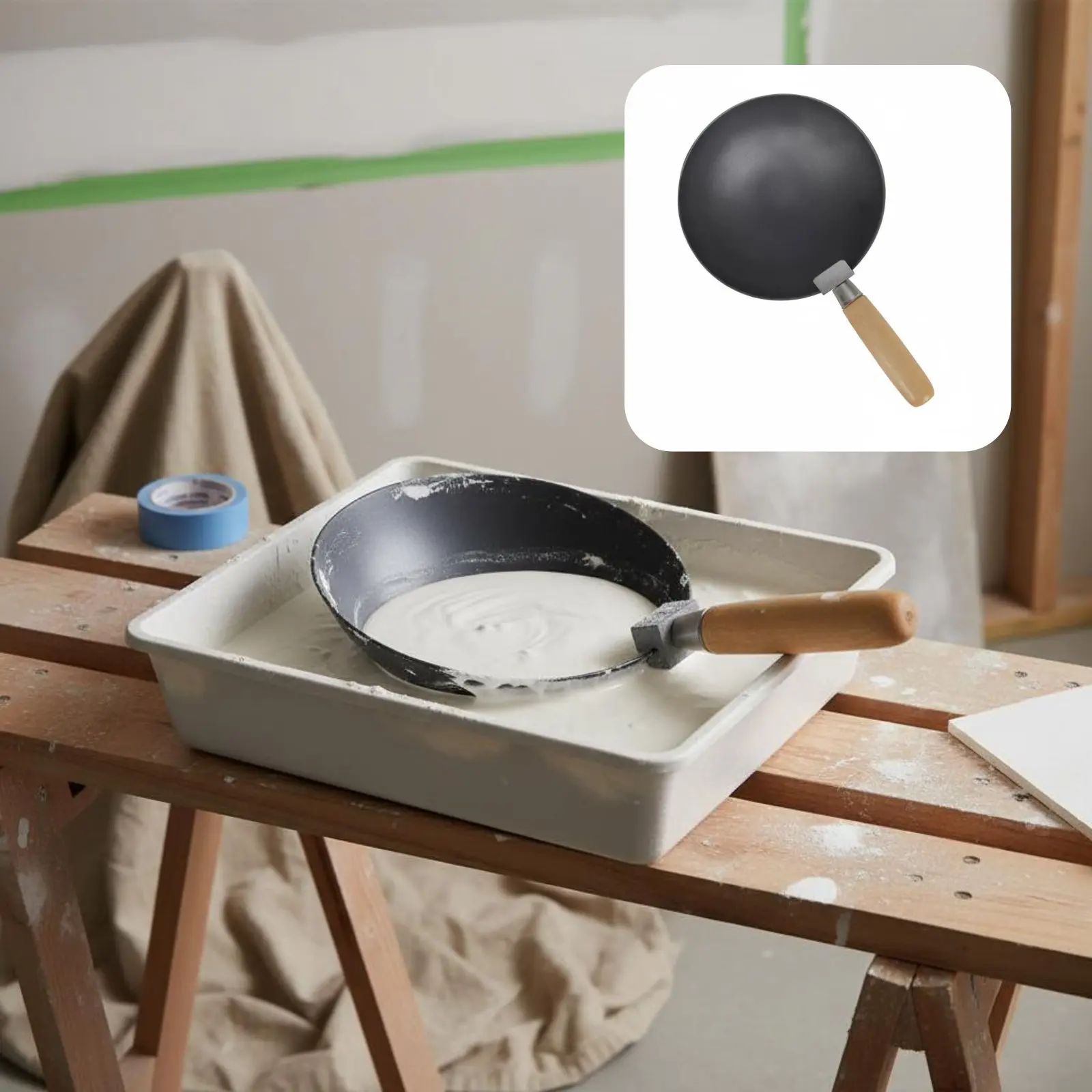 Cement Mixing Ladle Wear Resistant Handheld Cement Mixture Ladle Paint Mixing Ladle Rust Resistant Masonry Tool High Hardness
Cement Mixing Ladle Wear Resistant Handheld Cement Mixture Ladle Paint Mixing Ladle Rust Resistant Masonry Tool High Hardness