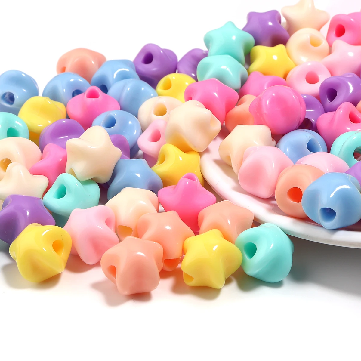 50pcs 14mm Candy Color Acrylic Five-pointed Star Bead Loose Spacer Beads For Jewelry Making Handmade Necklace DIY Accessories
50pcs 14mm Candy Color Acrylic Five-pointed Star Bead Loose Spacer Beads For Jewelry Making Handmade Necklace DIY Accessories
