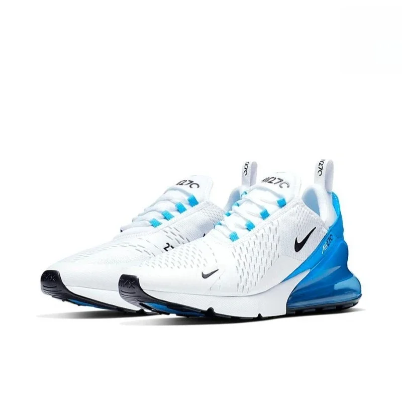 New Nike Air Max 270 White Blue Fashion Casual Mesh Breathable Air Cushion Men Women Running Shoes Unisex Sports Sneakers
New Nike Air Max 270 White Blue Fashion Casual Mesh Breathable Air Cushion Men Women Running Shoes Unisex Sports Sneakers