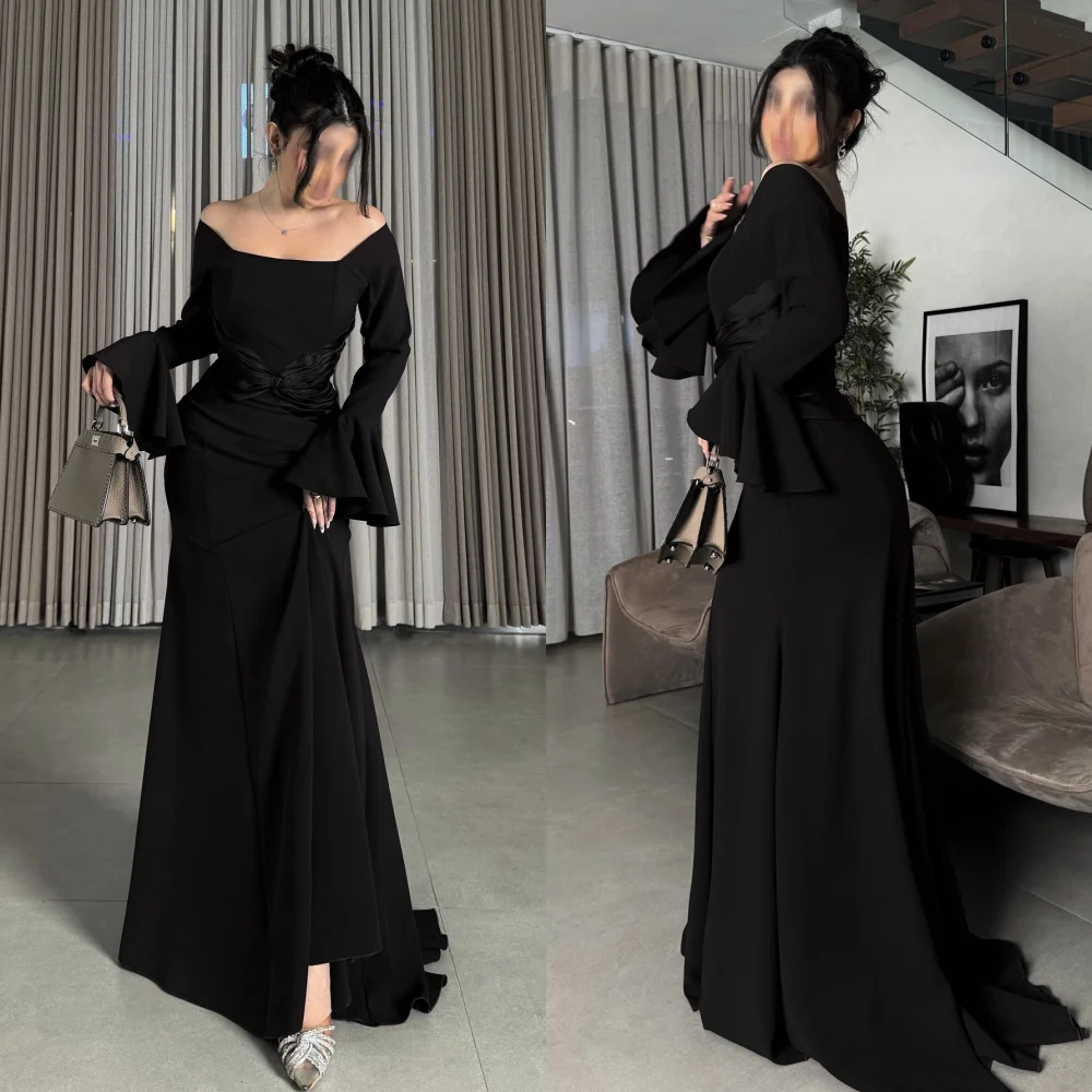 Customized Sizes Available Modern Style Jersey Pleat Ruched Draped A-line Off-the-shoulder Long Dresses Bespoke Occasion Dresses
Customized Sizes Available Modern Style Jersey Pleat Ruched Draped A-line Off-the-shoulder Long Dresses Bespoke Occasion Dresses