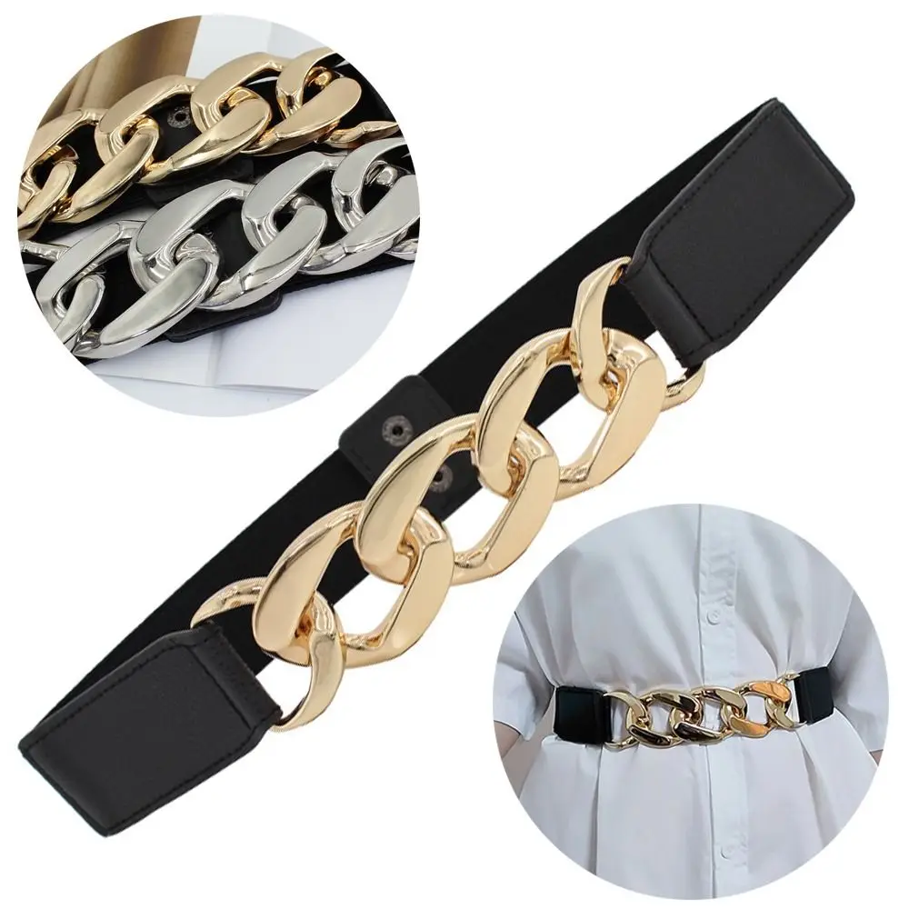 Fashion Chain Belt Elastic Metal Waist Belts for Women Ladies Coat Dress Belt Waistband
Fashion Chain Belt Elastic Metal Waist Belts for Women Ladies Coat Dress Belt Waistband