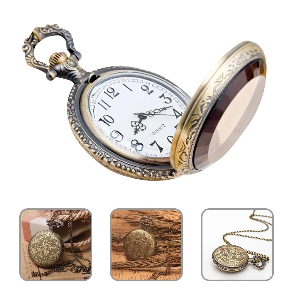 Retro Pocket Watch Quartz Lightweight Portable Large Dial Watch with Chain Classic Vintage Mini Quartz Timepiece
Retro Pocket Watch Quartz Lightweight Portable Large Dial Watch with Chain Classic Vintage Mini Quartz Timepiece