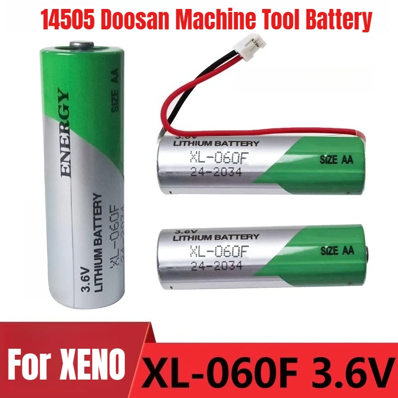 For XENO XLP-060F 3.6VAA 14505 Doosan Machine Tool Battery SB-AA 
For XENO XLP-060F 3.6VAA 14505 Doosan Machine Tool Battery SB-AA
