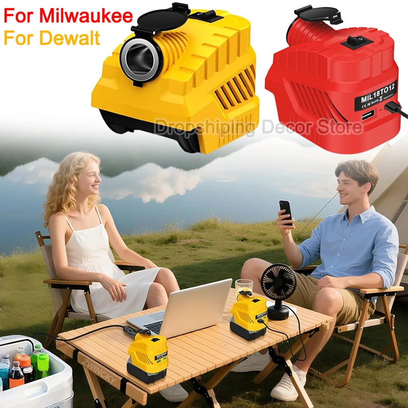 Адаптер для Makita/Dewalt/Milwaukee 18 В, понижающий преобразователь от 18 В до 12 В с переключателем USB типа C, интерфейс прикуривателя
Адаптер для Makita/Dewalt/Milwaukee 18 В, понижающий преобразователь от 18 В до 12 В с переключателем USB типа C, интерфейс прикуривателя