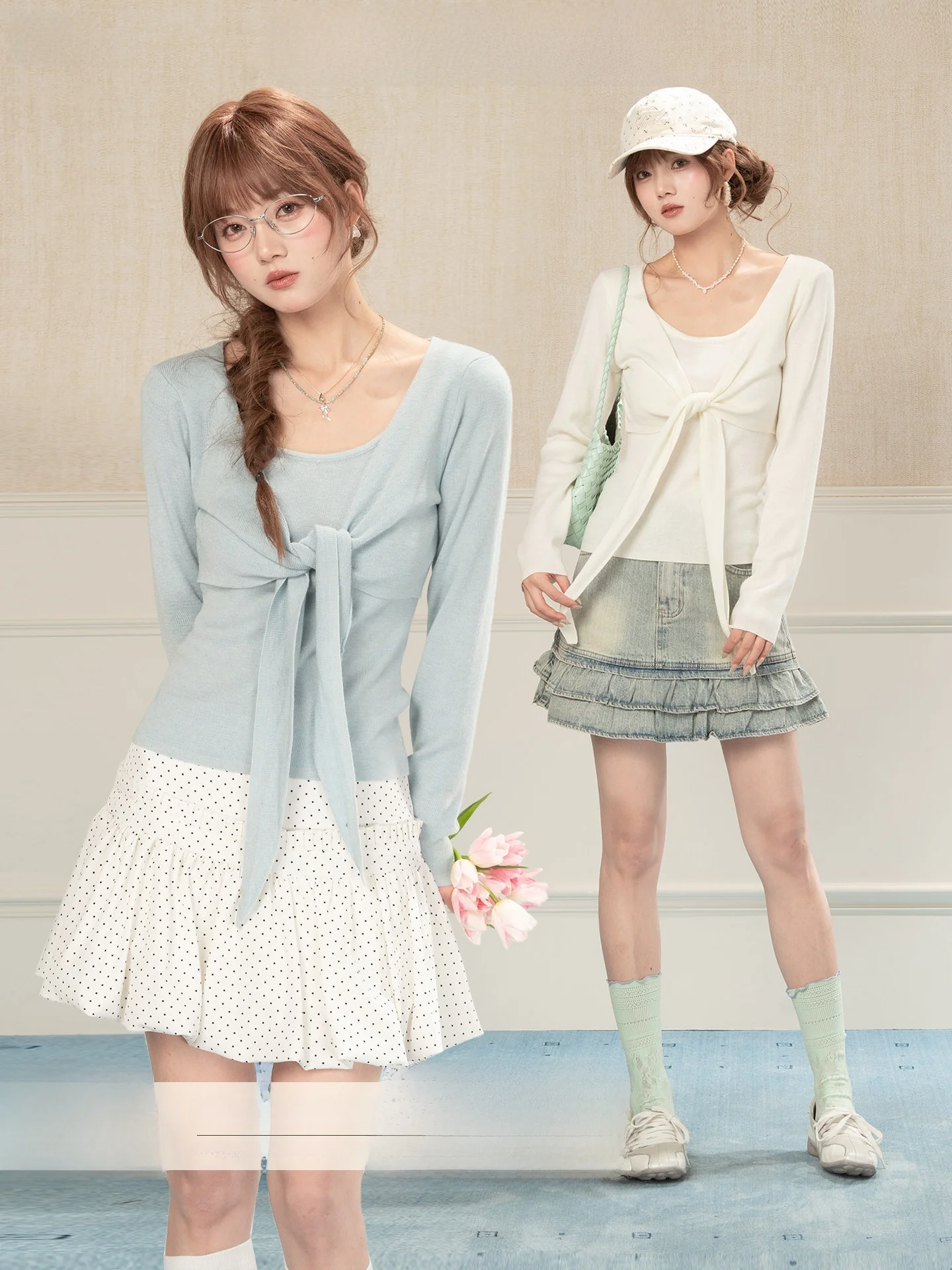 Новая синяя вязаная кофта Heynew с круглым вырезом, бантом на плече, имитация двухслойности, приталенная, для ранней весны, повседневная, женская
Новая синяя вязаная кофта Heynew с круглым вырезом, бантом на плече, имитация двухслойности, приталенная, для ранней весны, повседневная, женская