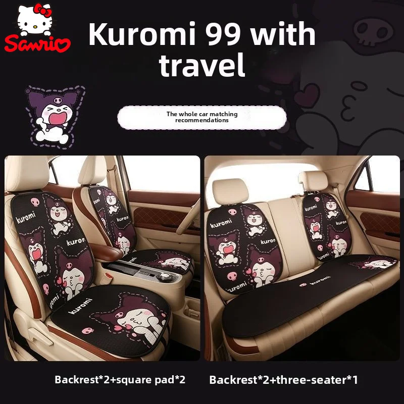 Sanrio Cartoon Kulomi Car Cushion 7-Piece Set Four Season Universal Seat Cushion Cute Girl Car Accessories
Sanrio Cartoon Kulomi Car Cushion 7-Piece Set Four Season Universal Seat Cushion Cute Girl Car Accessories