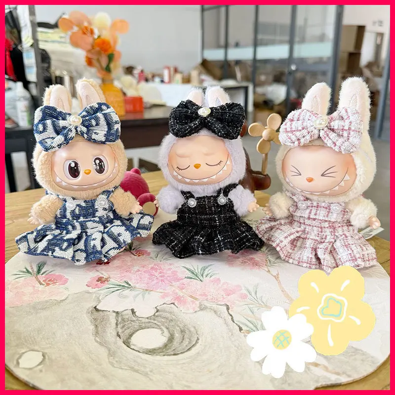 For Labubu 17 Cm Doll Dress Set Accessories Fashion Designer Black And White Plaid Dress Set Diy Mini Doll Dress Girl Gift
For Labubu 17 Cm Doll Dress Set Accessories Fashion Designer Black And White Plaid Dress Set Diy Mini Doll Dress Girl Gift
