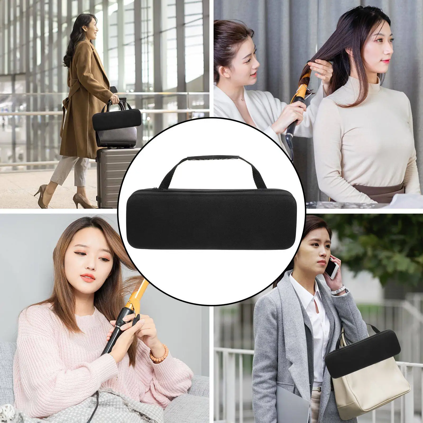 Compact Portable Curler Bag Shockproof Travel Case Hair Brush Case For Hair Dryer Brush Tool Organizer Storage Box
Compact Portable Curler Bag Shockproof Travel Case Hair Brush Case For Hair Dryer Brush Tool Organizer Storage Box