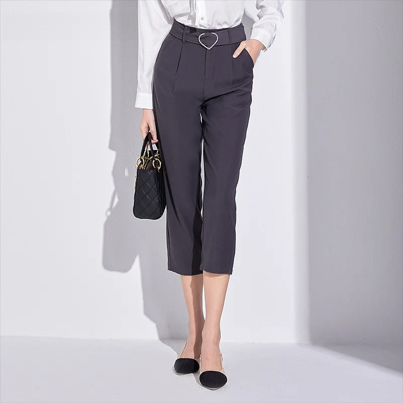 Новые весенние брюки Dailanzhi: прямые, повседневные, для офиса, женские, универсальные, облегающие, удобные, длинные
Новые весенние брюки Dailanzhi: прямые, повседневные, для офиса, женские, универсальные, облегающие, удобные, длинные