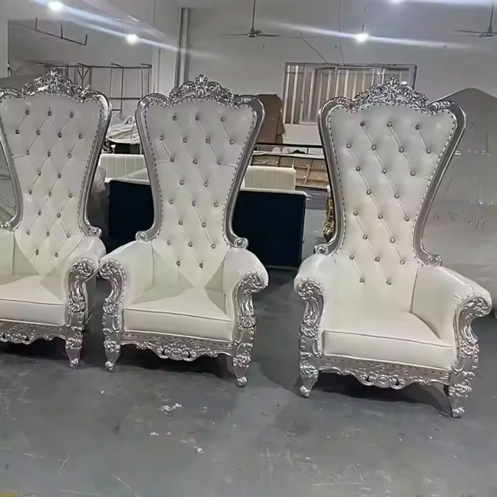 Modern Luxury Throne Chair High Back Wooden Frame with Velvet Fabric Cover for Hotel Banquets Weddings Events Queen King Size
Modern Luxury Throne Chair High Back Wooden Frame with Velvet Fabric Cover for Hotel Banquets Weddings Events Queen King Size