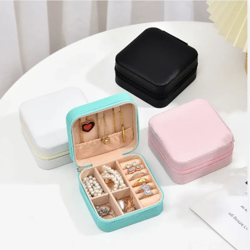 Portable Travel Ladies Jewelry Box for Rings, Pendants, Earrings, Necklaces, Organizer for Birthday Festive Christmas Gifts
Portable Travel Ladies Jewelry Box for Rings, Pendants, Earrings, Necklaces, Organizer for Birthday Festive Christmas Gifts