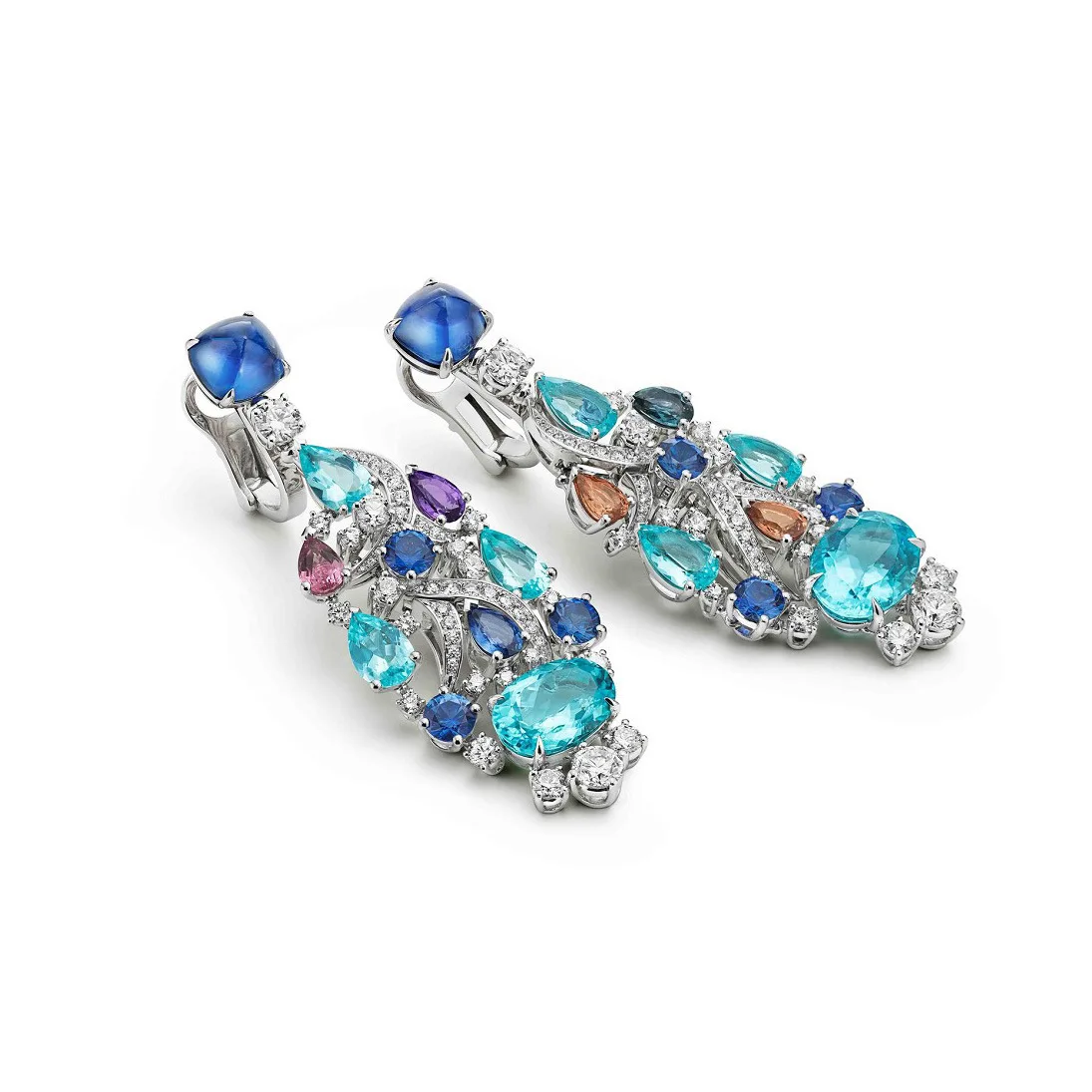 Vintage 925 Sterling Silver Drop Earrings 7.2ct Artificial Paraiba Tourmaline Luxury Jewelry for Women's Party Vacation Wear
Vintage 925 Sterling Silver Drop Earrings 7.2ct Artificial Paraiba Tourmaline Luxury Jewelry for Women's Party Vacation Wear