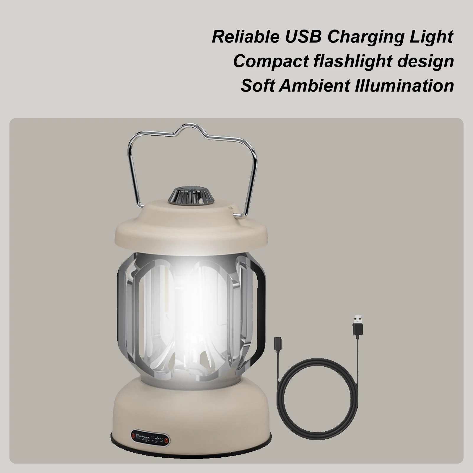 USB Outdoor & Home Rechargeable Lantern, Retro LED Light for Camping Emergency Blackout, Fishing Travel Bedroom Night
USB Outdoor & Home Rechargeable Lantern, Retro LED Light for Camping Emergency Blackout, Fishing Travel Bedroom Night