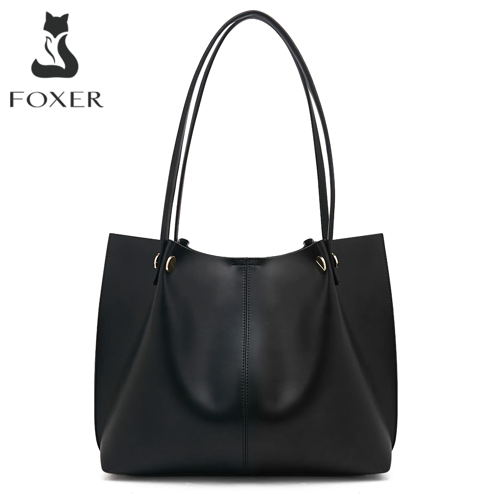 FOXER Texture Spilt Leather Women's Commuter Tote Bag 2025 Popular New Bat Design Large Capacity Female's Shoulder Handbag Purse
FOXER Texture Spilt Leather Women's Commuter Tote Bag 2025 Popular New Bat Design Large Capacity Female's Shoulder Handbag Purse
