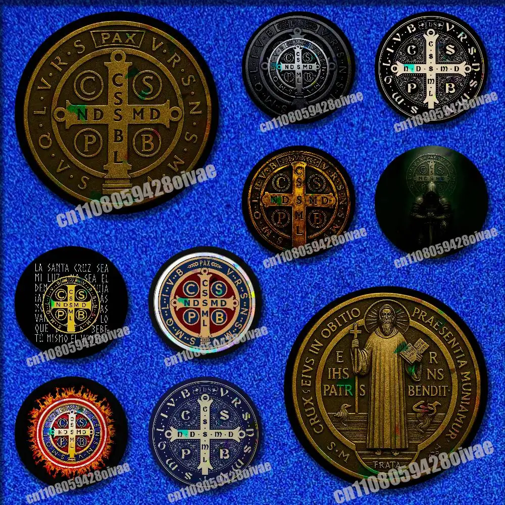 For Sao Bento Benedict of Nursia Pins Insignia Badge Pin Cover Emblem Round Ornament 75mm Cosplay Brooch Button
For Sao Bento Benedict of Nursia Pins Insignia Badge Pin Cover Emblem Round Ornament 75mm Cosplay Brooch Button