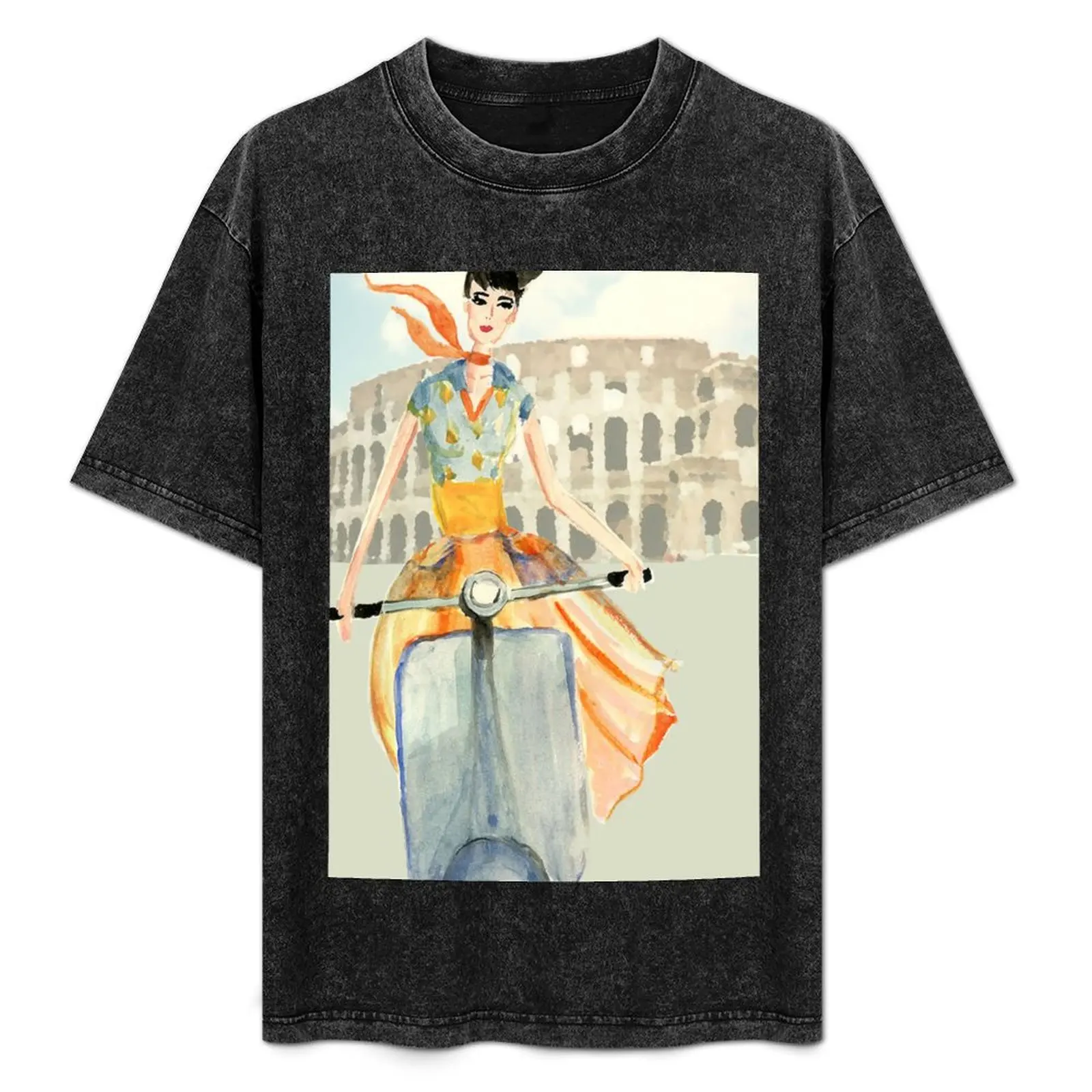 Roman Holiday T-Shirt Large Size Soft Cotton T-Shirt
Roman Holiday T-Shirt Large Size Soft Cotton T-Shirt