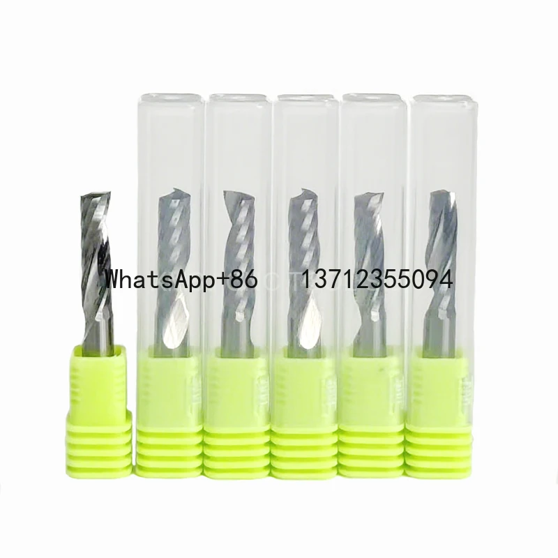 1 шт., твердосплавная фреза с ЧПУ, спираль с одной канавкой - качественная фреза AAAAA для акрила, ПВХ, МДФ 
1 шт., твердосплавная фреза с ЧПУ, спираль с одной канавкой - качественная фреза AAAAA для акрила, ПВХ, МДФ