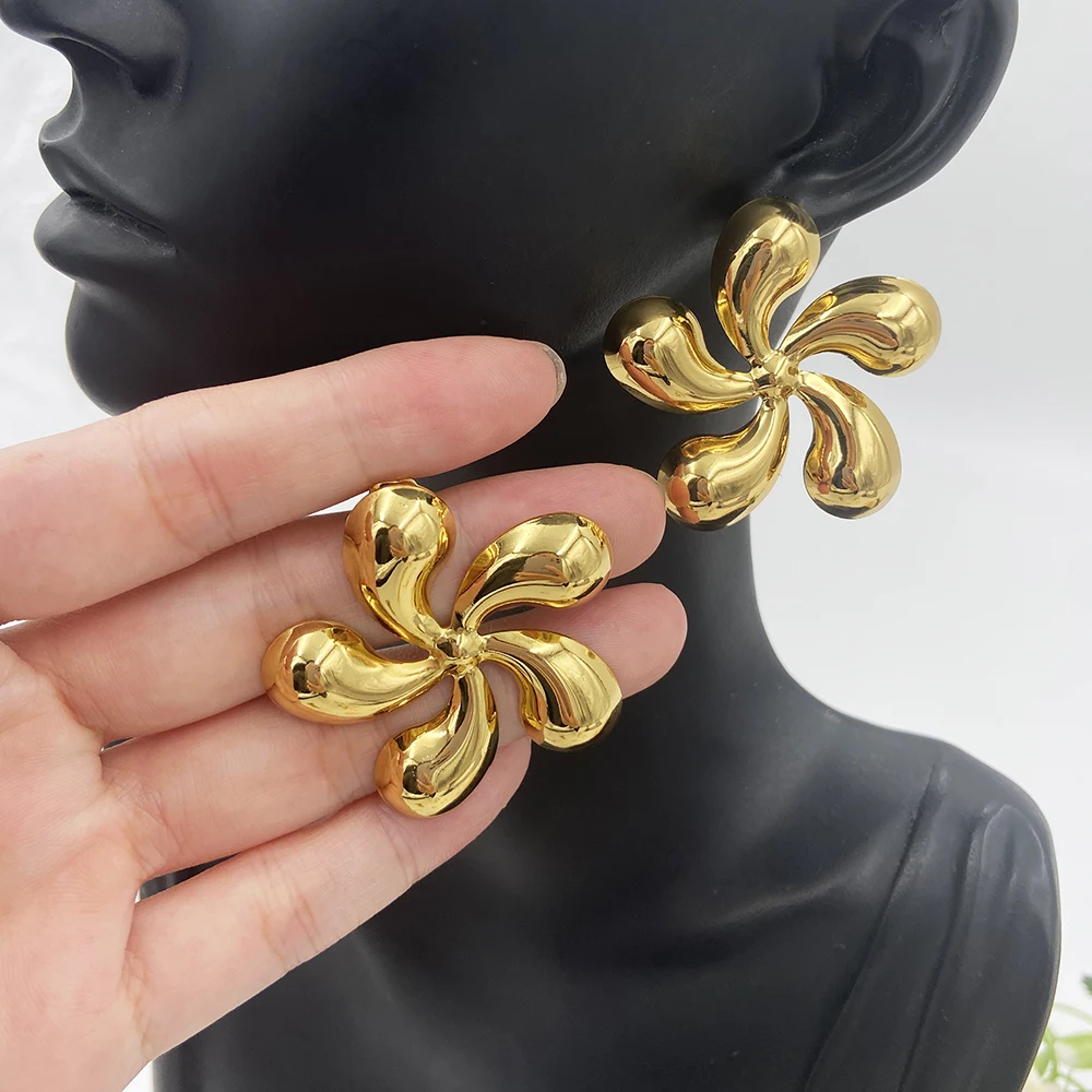 Vintage Flower Earrings for Women Fashion Gold Color Leaf Statement Earrings Daily Wear Elegant Charm Jewelry Birthday Gifts
Vintage Flower Earrings for Women Fashion Gold Color Leaf Statement Earrings Daily Wear Elegant Charm Jewelry Birthday Gifts