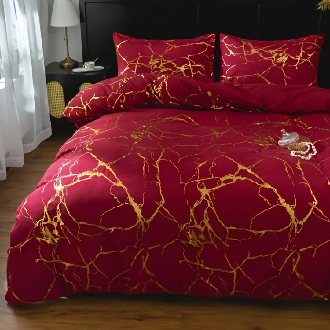 Classic Hot Stamping Texture 3D Print Bedding Set Golden Line Duvet Cover Set Twin Single Size Birthday Gift Bedroom Decoration
Classic Hot Stamping Texture 3D Print Bedding Set Golden Line Duvet Cover Set Twin Single Size Birthday Gift Bedroom Decoration