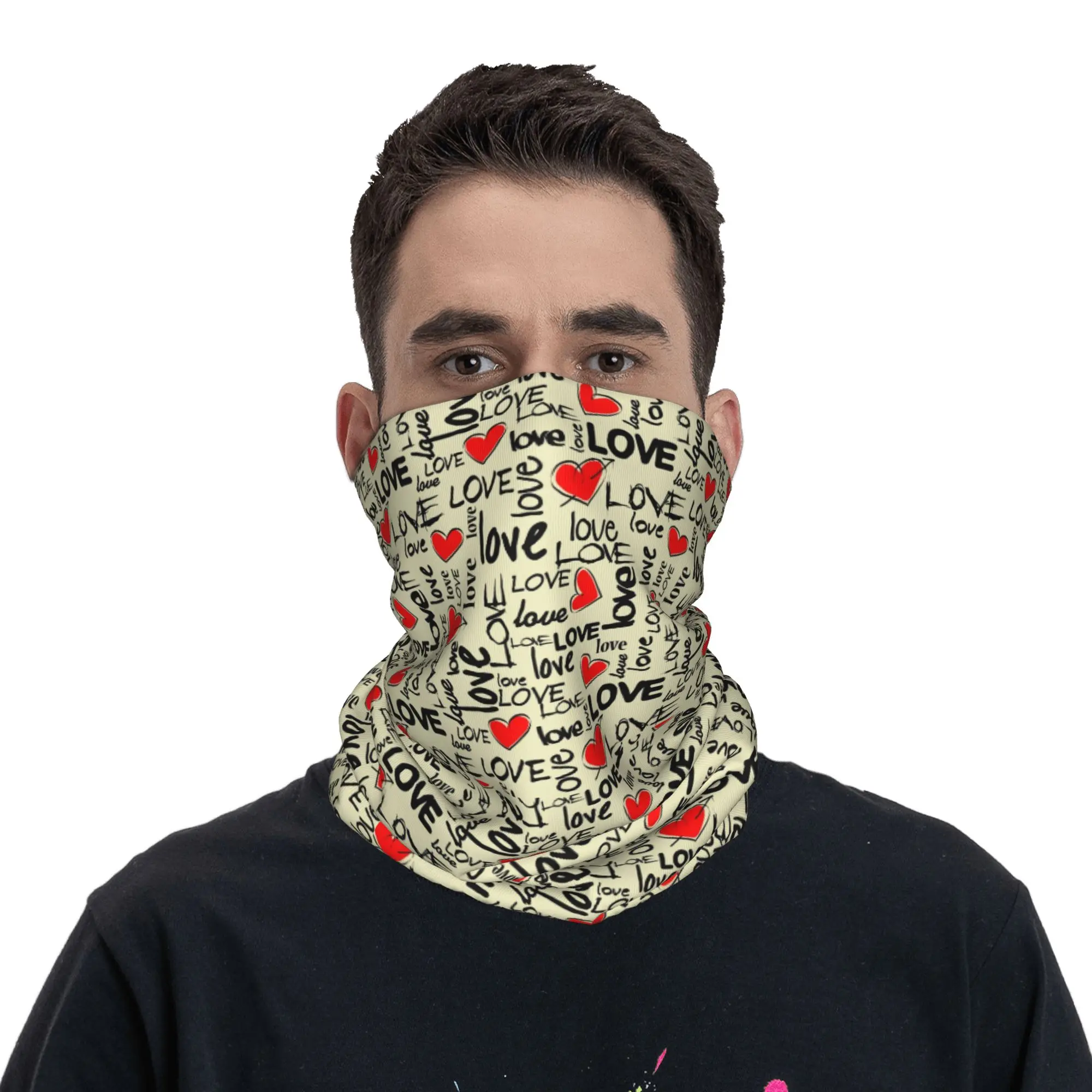 Custom Heart Love Neck Gaiter Women Men Windproof Winter Bandana Scarf for Cycling
Custom Heart Love Neck Gaiter Women Men Windproof Winter Bandana Scarf for Cycling