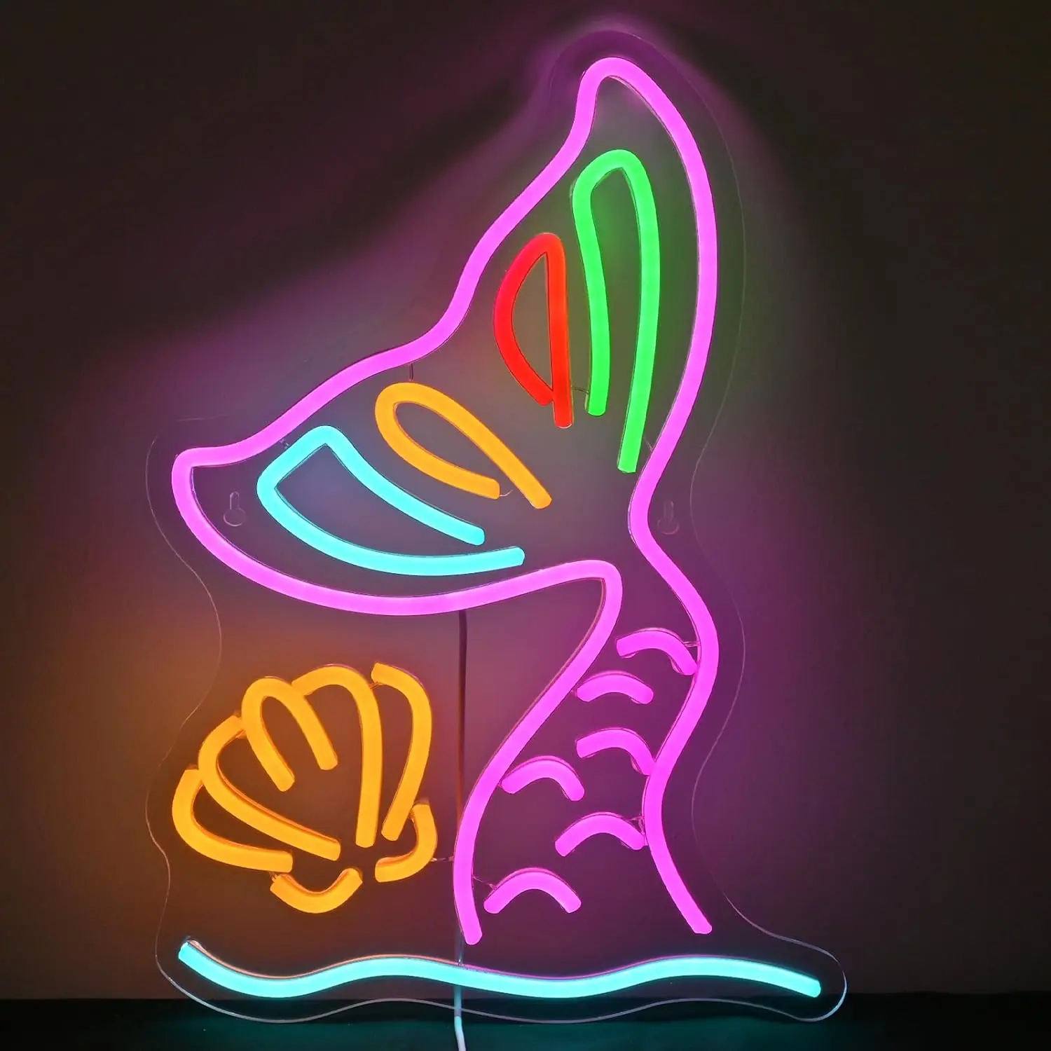 Mermaid Tail LED Neon Sign Colorful Ocean Theme for Home Decor Bar Pub Club Wedding Birthday Party Romantic Lighting Artwork
Mermaid Tail LED Neon Sign Colorful Ocean Theme for Home Decor Bar Pub Club Wedding Birthday Party Romantic Lighting Artwork