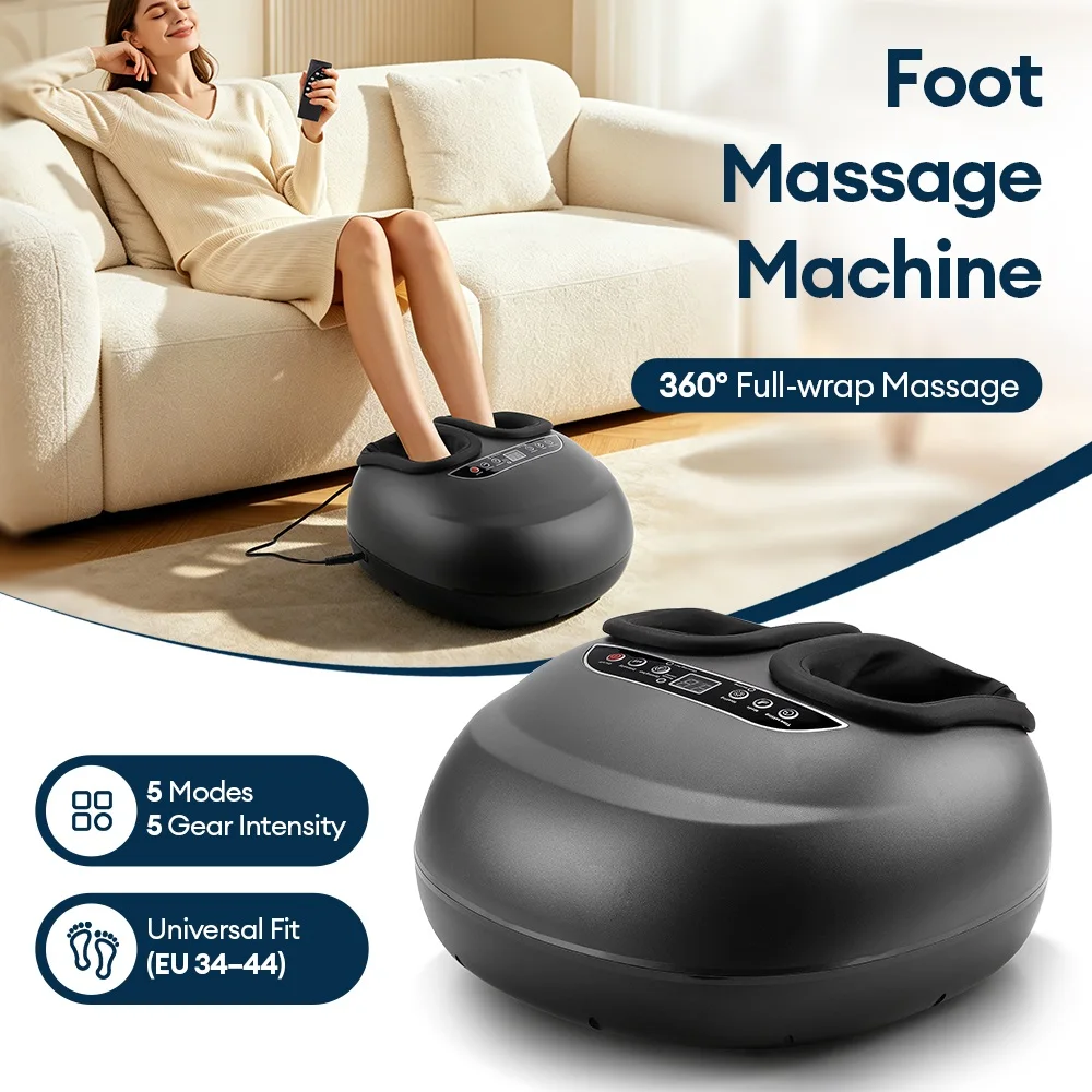 Acupressure Foot Massager Air Pressure Foot Massage Machine Shiatsu Kneading Pinching Ankle Plantar Instep Full Wrap Massager
Acupressure Foot Massager Air Pressure Foot Massage Machine Shiatsu Kneading Pinching Ankle Plantar Instep Full Wrap Massager