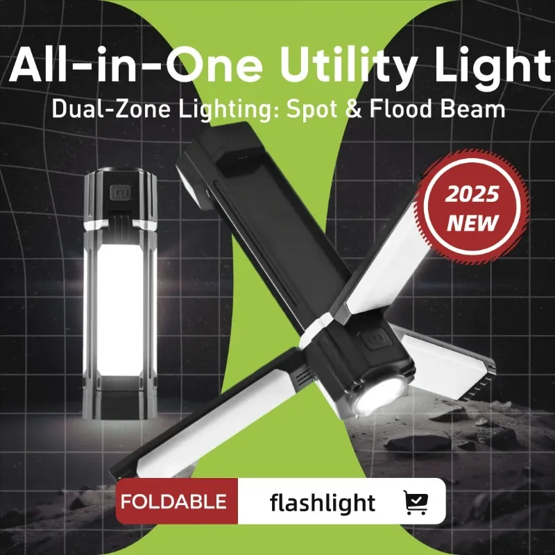 Premium Foldable Outdoor Lamp with 3000mAh Power Bank Function 5 Light Modes Waterproof Construction Camping Trips and Emergency
Premium Foldable Outdoor Lamp with 3000mAh Power Bank Function 5 Light Modes Waterproof Construction Camping Trips and Emergency
