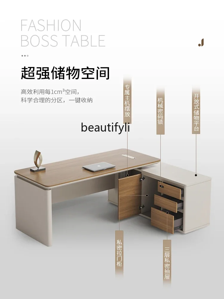 PP Executive Desk High-End Atmospheric President Office Desk Manager Office Boss Office Furniture Desk and Chair
PP Executive Desk High-End Atmospheric President Office Desk Manager Office Boss Office Furniture Desk and Chair