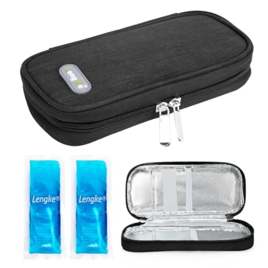 YOUSHARES Insulin Cooler Travel Case - Diabetic Case Insulated Organizer Portable Cooling Bag for Insulin Pen and Medication Di
YOUSHARES Insulin Cooler Travel Case - Diabetic Case Insulated Organizer Portable Cooling Bag for Insulin Pen and Medication Di