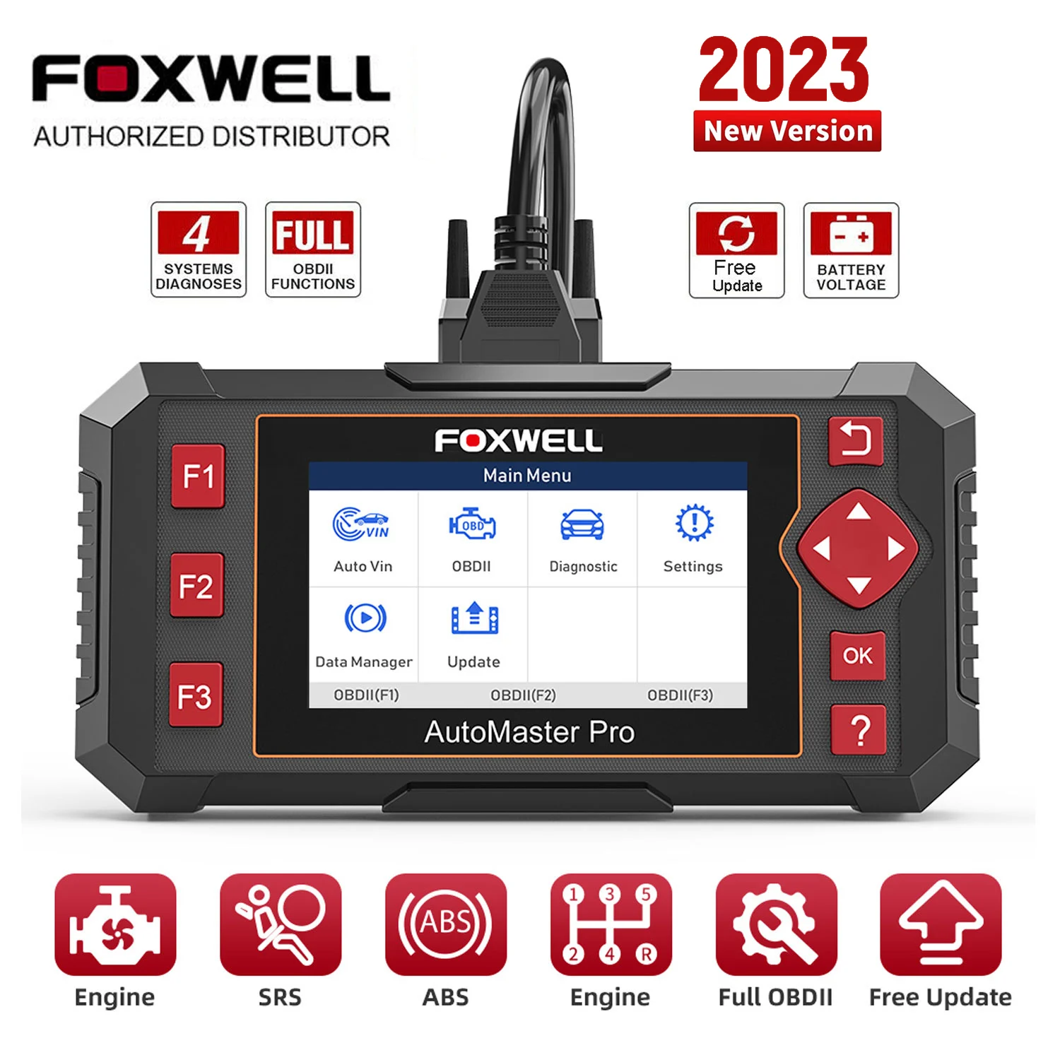 Автомобильный диагностический сканер Foxwell NT604 Elite OBD2, диагностический сканер двигателя ABS SRS, считыватель кодов двигателя ABS SRS, диагностические инструменты коробки передач
Автомобильный диагностический сканер Foxwell NT604 Elite OBD2, диагностический сканер двигателя ABS SRS, считыватель кодов двигателя ABS SRS, диагностические инструменты коробки передач