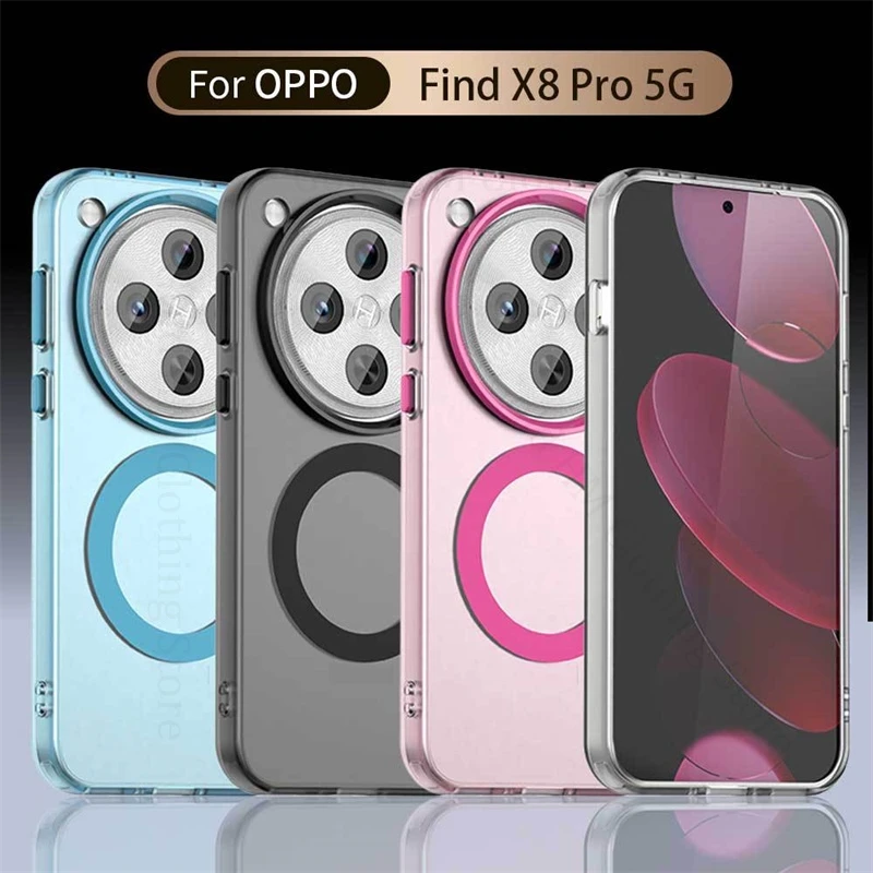 For Oppo Find X8 Pro Candy Color Matte PC Case For Oppo Reno12 Pro Magnetic Shockproof Cover For OPPO A3x A3i A3 Pro FindX8 Pro
For Oppo Find X8 Pro Candy Color Matte PC Case For Oppo Reno12 Pro Magnetic Shockproof Cover For OPPO A3x A3i A3 Pro FindX8 Pro