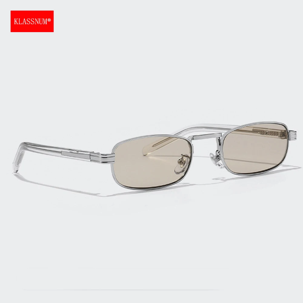 KLASSNUM Y2K Rectangle Metal Sunglasses Women Men Anti UV400 2026 Brand Designer Sun Glasses Narrow Lenses for Outdoor Travel
KLASSNUM Y2K Rectangle Metal Sunglasses Women Men Anti UV400 2026 Brand Designer Sun Glasses Narrow Lenses for Outdoor Travel