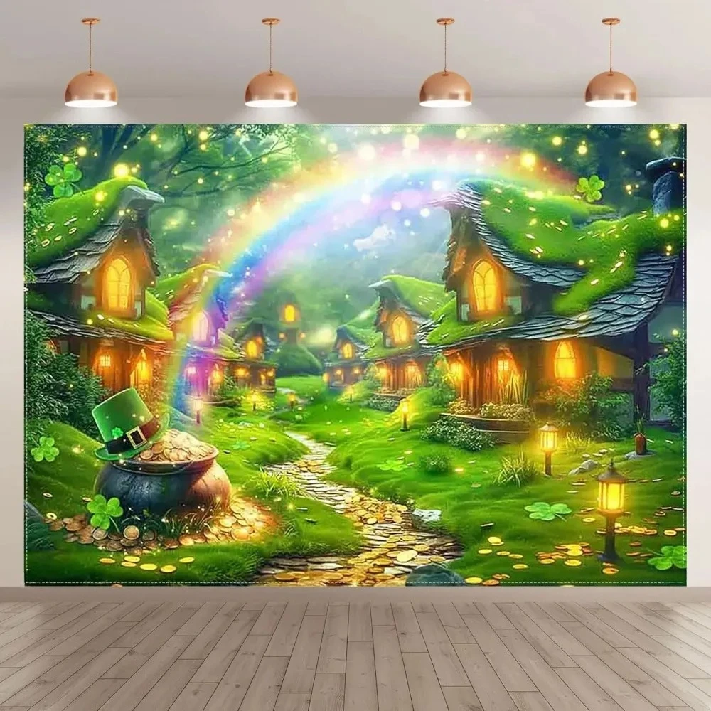 St. Patrick Photography Backdrop Irish Green Shamrock Gold Coin Lucky Pub Background Festival Party Decor Photo Banner Booth
St. Patrick Photography Backdrop Irish Green Shamrock Gold Coin Lucky Pub Background Festival Party Decor Photo Banner Booth