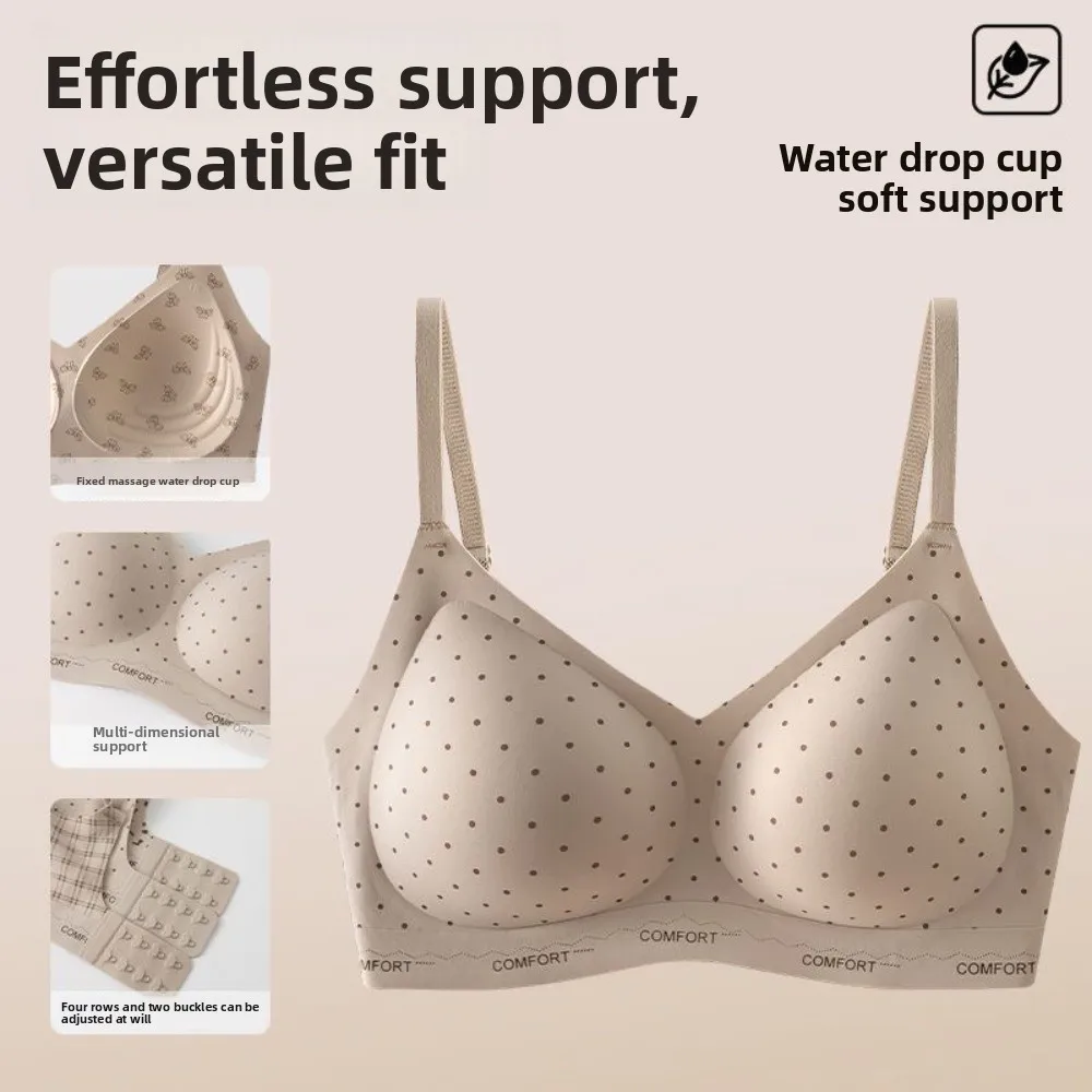 Traceless Leopard Print Wireless Bra Brown Deep V Bra Bow Grid Pattern Brassiere for Women Anti-sagging Shockproof
Traceless Leopard Print Wireless Bra Brown Deep V Bra Bow Grid Pattern Brassiere for Women Anti-sagging Shockproof