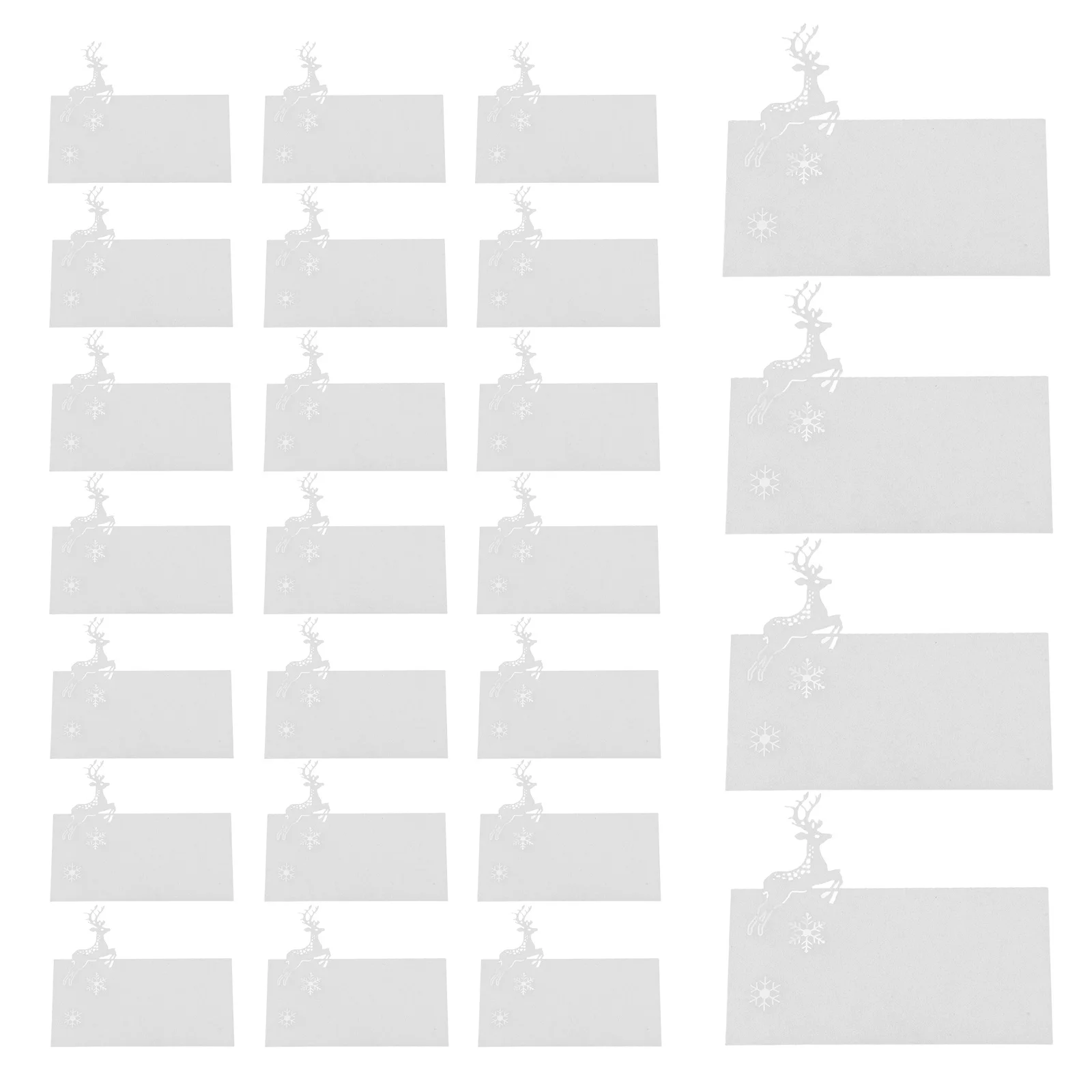 50Pcs Christmas Place Cards Hollow Reindeer Cutout Table Name Cards Wedding Dinner Party Reception Seating Place Card
50Pcs Christmas Place Cards Hollow Reindeer Cutout Table Name Cards Wedding Dinner Party Reception Seating Place Card
